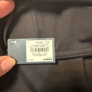 tek gear plus size 1x Black High-Rise 7/8 Leggings